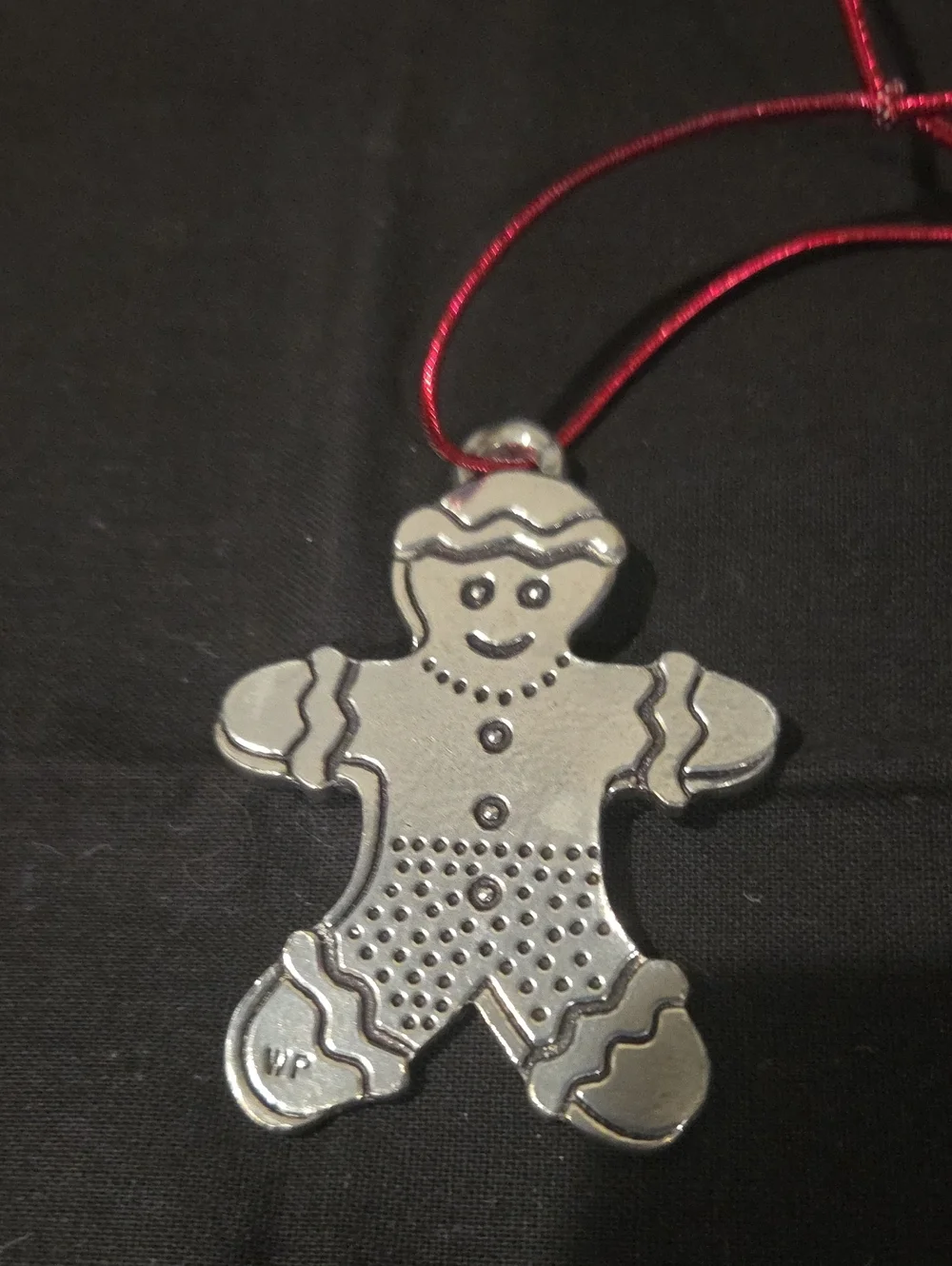WOODBURY PEWTER SNOWMAN ORNAMENT